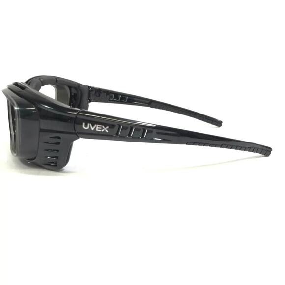 UVEX BY HONEYWELL NYLON SW09R SAFTY TITMUS EYEGLASSES GOGGLE BLACK FRAME - Picture 6 of 16